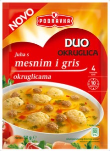Podravka Soup Duo with Meat & Semolina Dumplings 52g